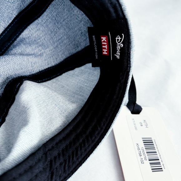 NWT 🆕 KITH x Disney Mickey Denim Jeans Racer Hat/Cap (New/Rare) - Picture 6 of 7